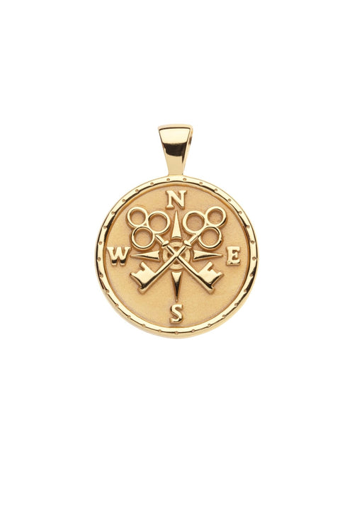 FOREVER PETITE EMBELLISHED COIN NECKLACE- SATELLITE CHAIN