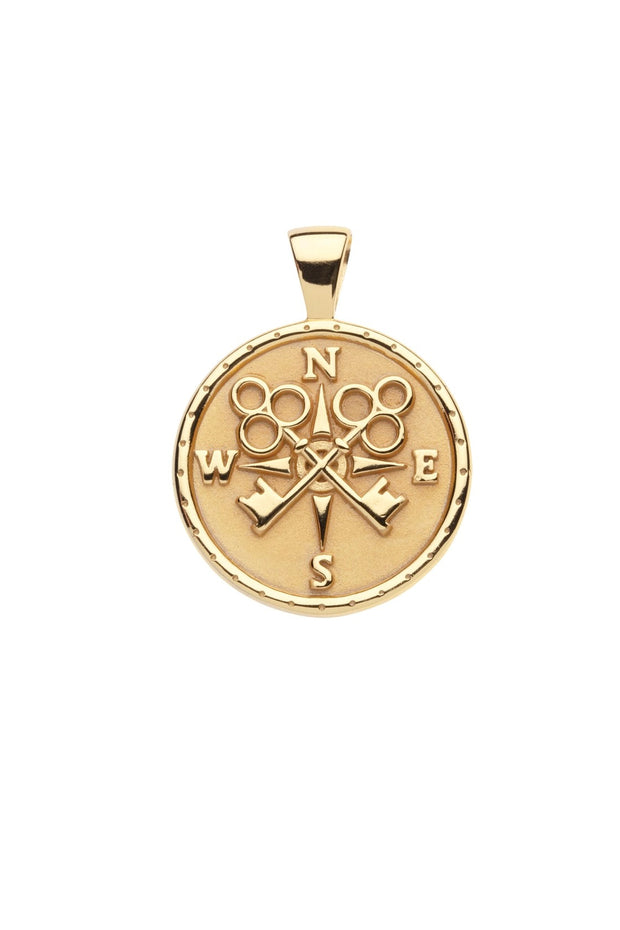 FOREVER PETITE EMBELLISHED COIN NECKLACE- SATELLITE CHAIN