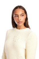 BRYLEE FLORAL SWEATER - Sweaters -Sassanova
