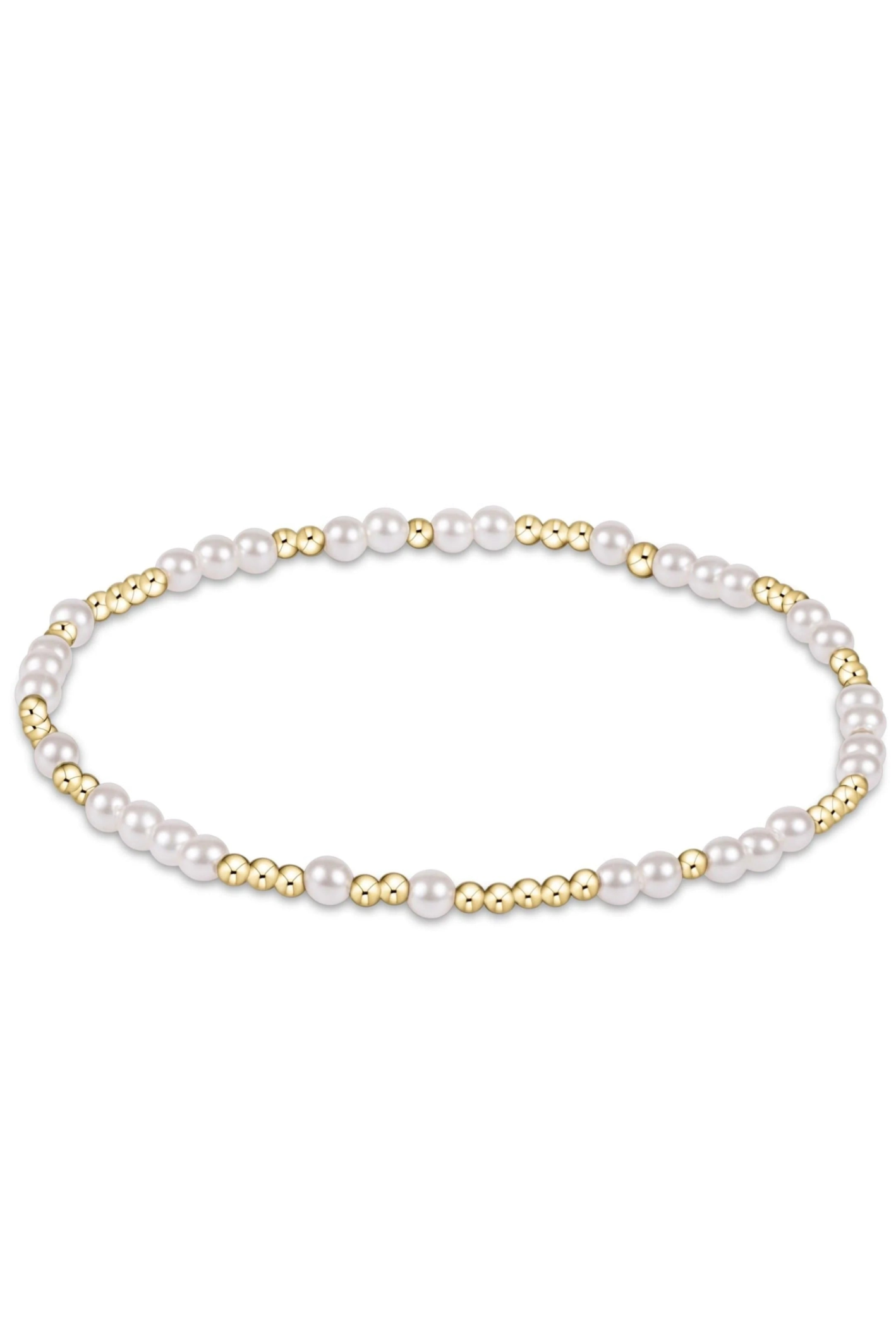 HOPE UNWRITTEN 3MM BRACELET- PEARL - Bracelets - Sassanova