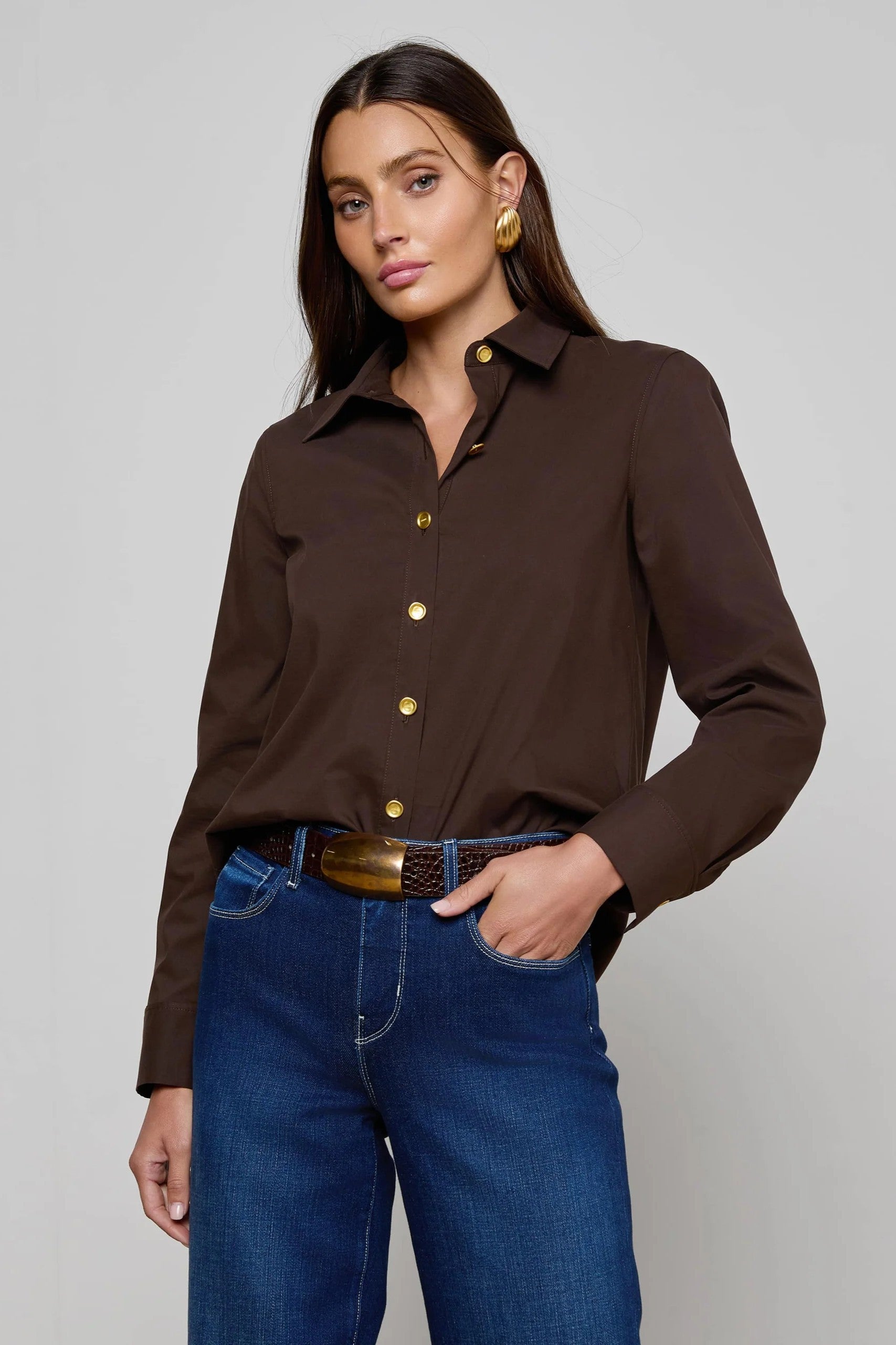 ELLERY L/S BLOUSE (40691NPO2) - Blouses - Sassanova
