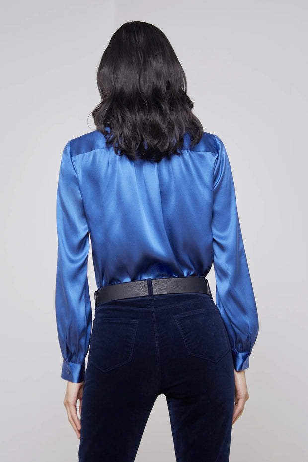 BIANCA BAND COLLAR BLOUSE