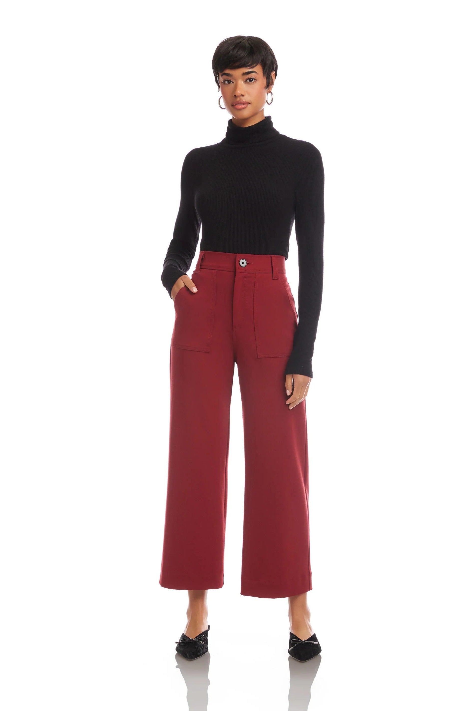 RYLEE CROPPED PANTS - Pants - Sassanova