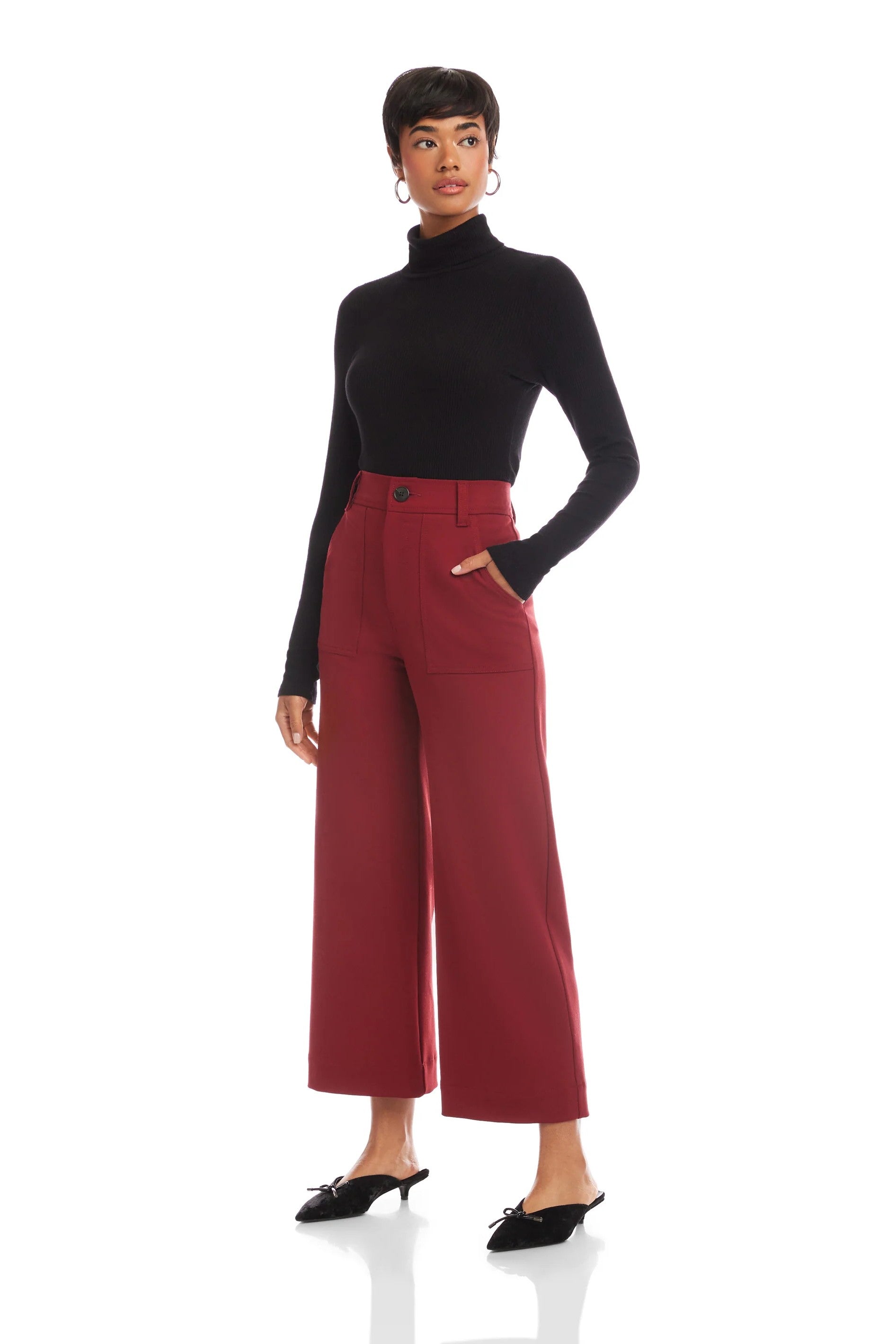 RYLEE CROPPED PANTS - Pants - Sassanova