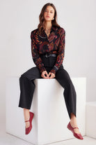 TAWNIE SIDE PLEATED SHIRT (4F41500) - Blouses - Sassanova