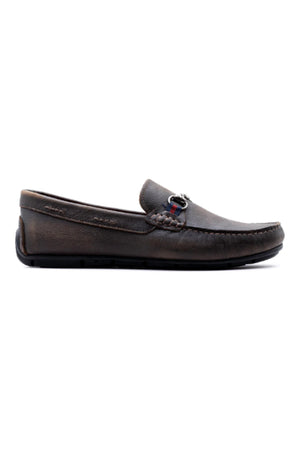 BERMUDA PEBBLE HORSE BIT LOAFER