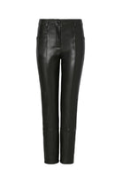 RUE FAUX LEATHER PANTS- BLACK-Sassanova