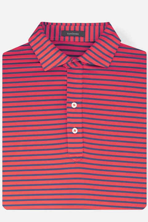 RYAN STRIPE PERFORMANCE POLO
