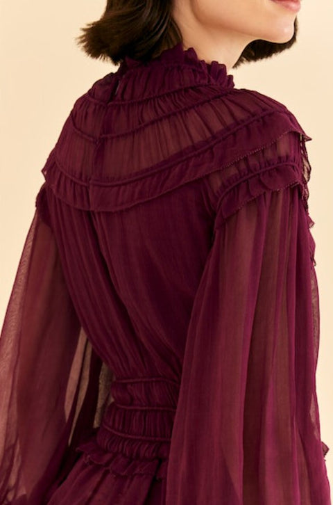RUFFLED BLOUSE
