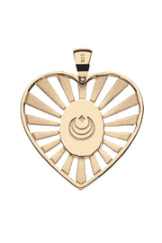 PROTECT SCARAB HEART NECKLACE- DRAWN LINK CHAIN