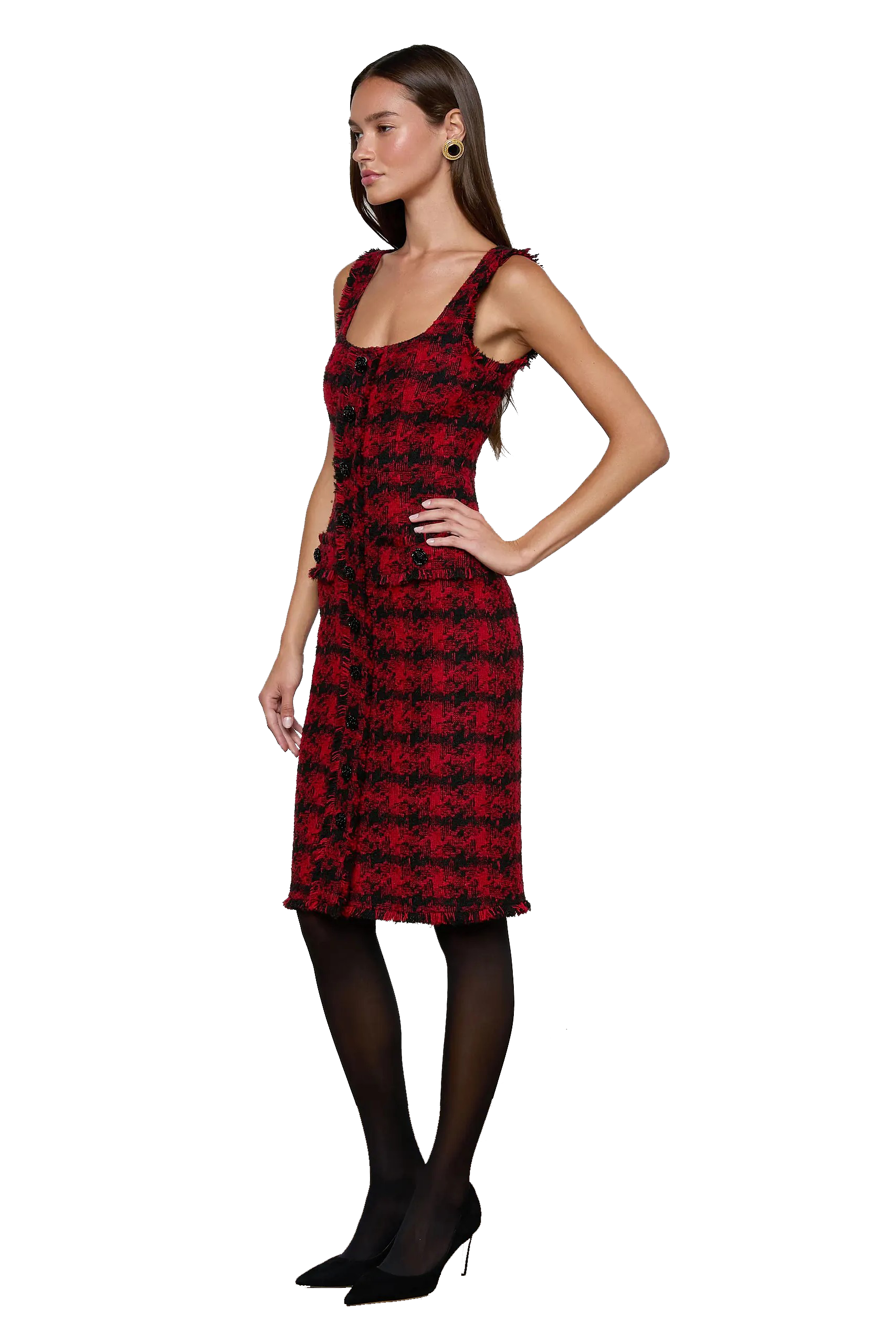 AYA SLVLS MIDI DRESS - Dresses - Sassanova