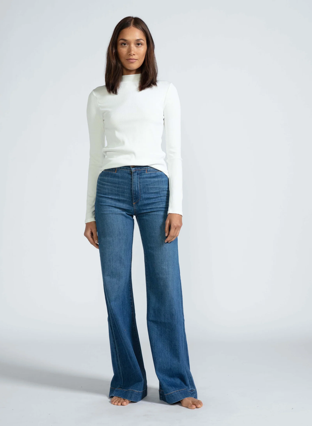 MOCK NECK LS TOP