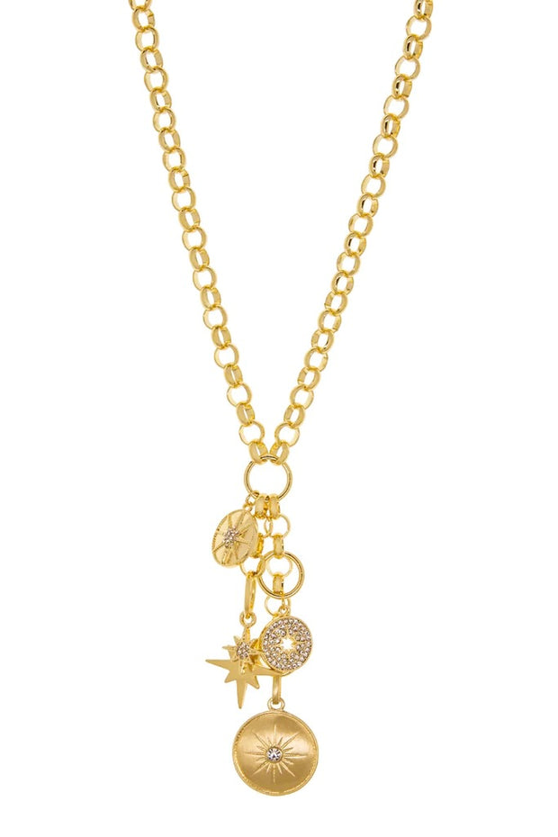 STAR CHARM NECKLACE (3337N)- GLD