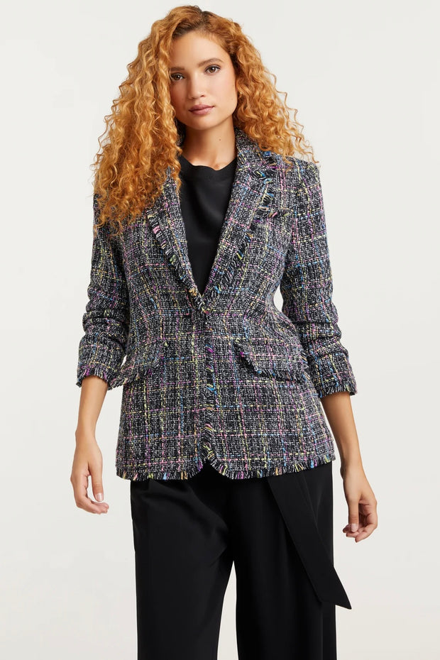 SPACEDYE TWEED KHLOE BLAZER