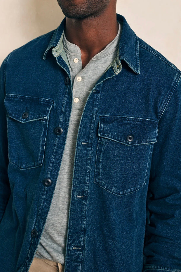 JERSEY SHIRT JACKET