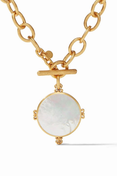 MERIDIAN STATEMENT NECKLACE- PEARL