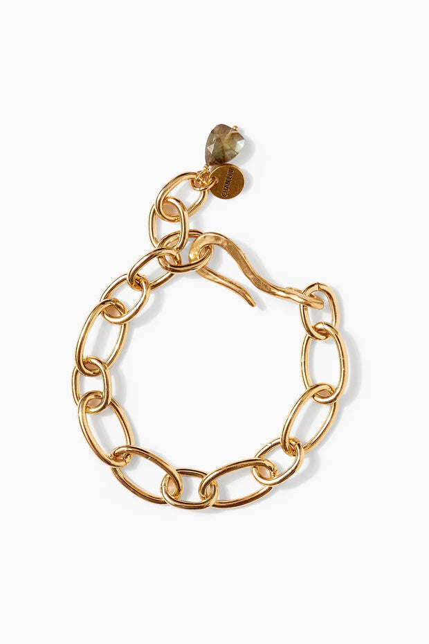 RAVELLO CHAIN BRACELET- GLD/LAB