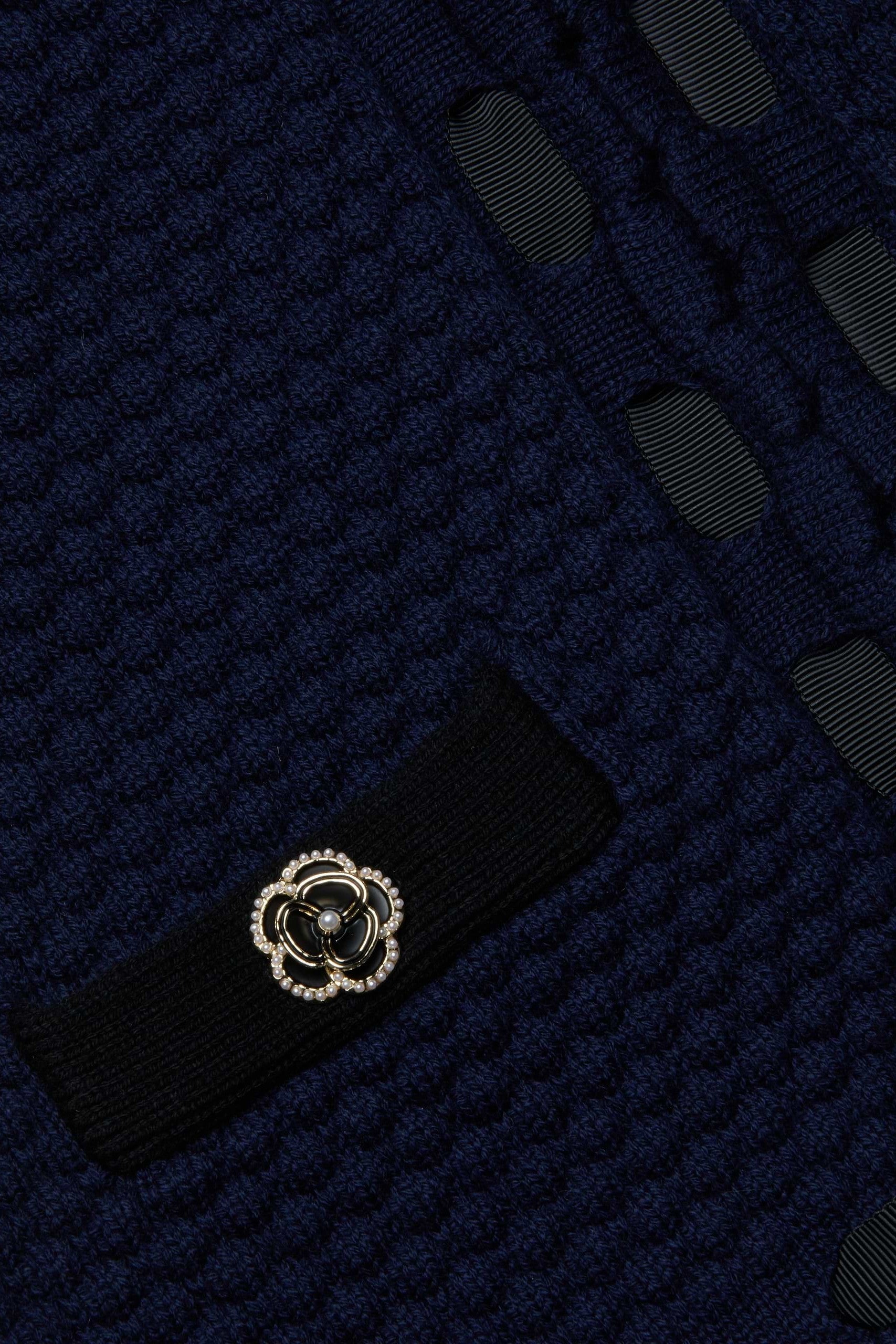 ASTOR CONTRAST TRIM CARDI - Sweaters - Sassanova