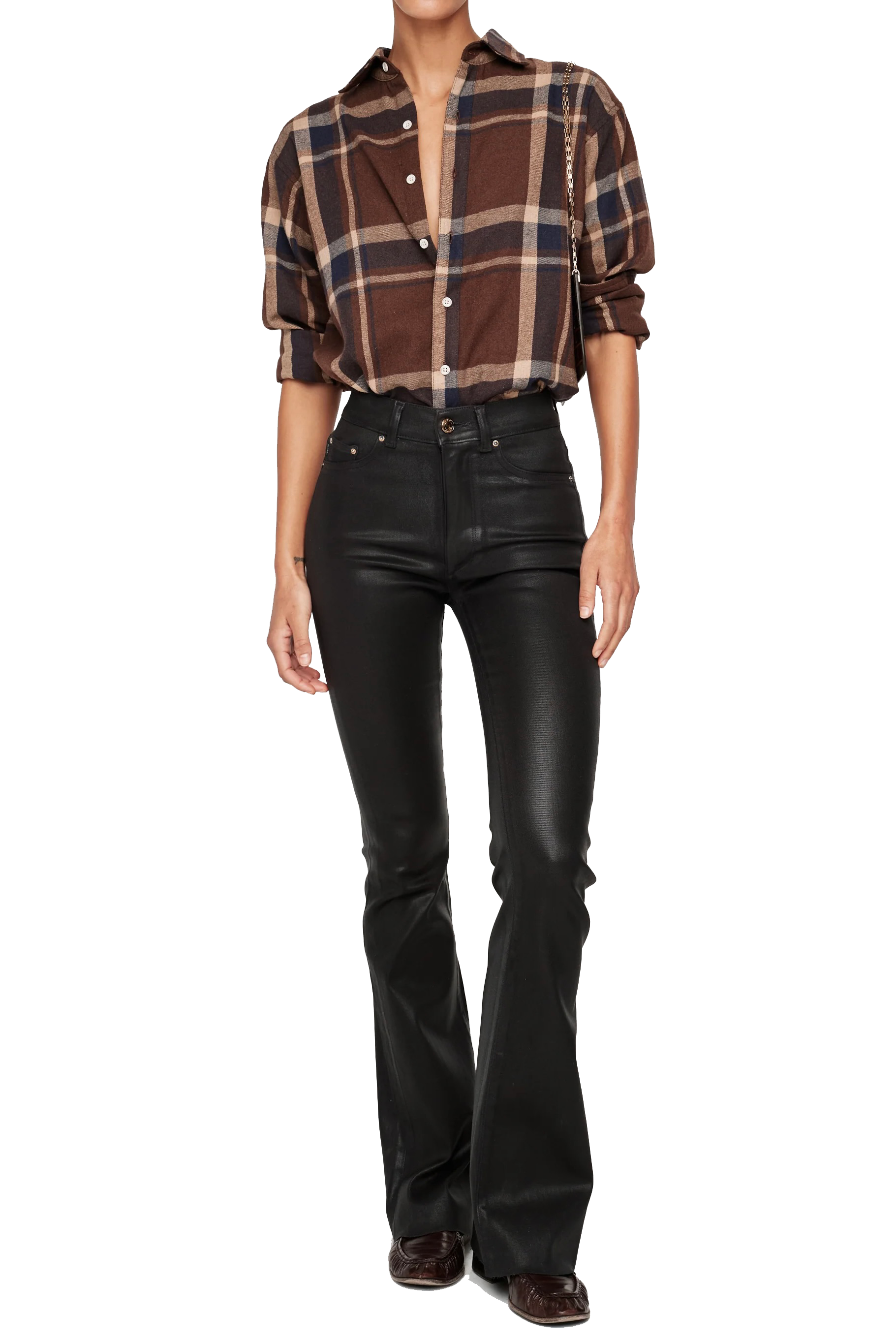 BRIDGET BOOT HIGH RISE COATED 33 - Jeans - Sassanova