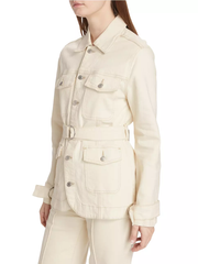 LEORA CARGO DENIM JACKET