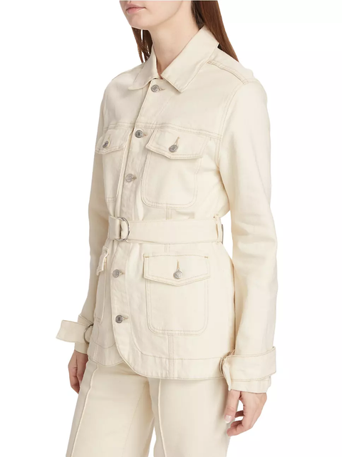 LEORA CARGO DENIM JACKET