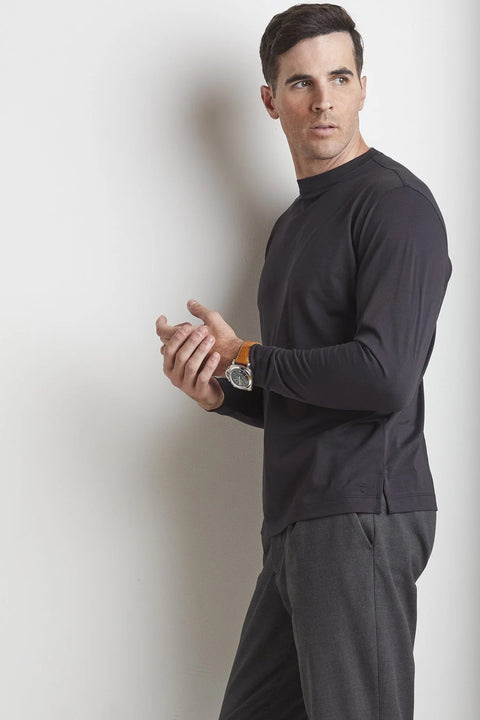 LS CREW NECK TEE (M18)