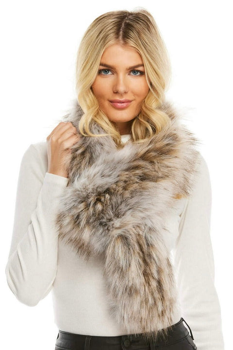 FAUX FUR LOOP SCARF