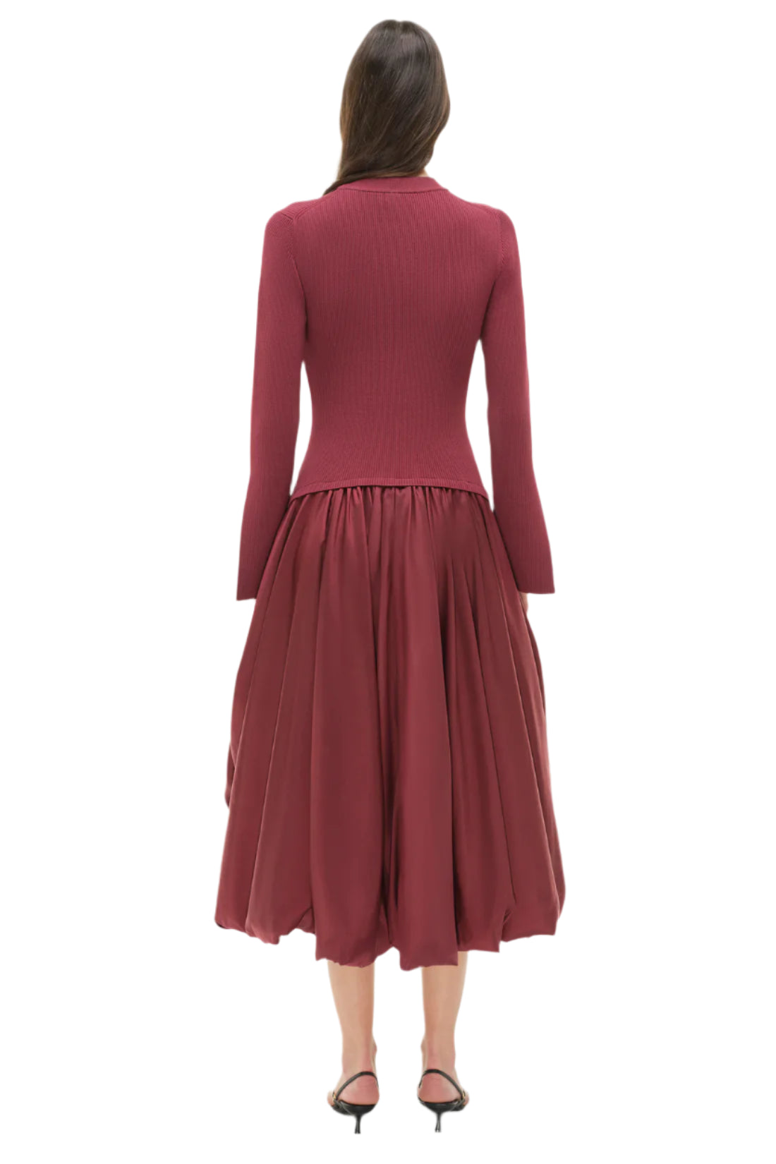 KENLIE L/S MOCK NECK MIDI DRESS
sassanova