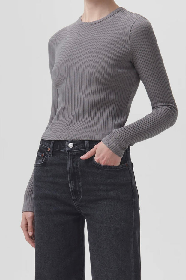 ALMA SHRUNKEN CREW NECK