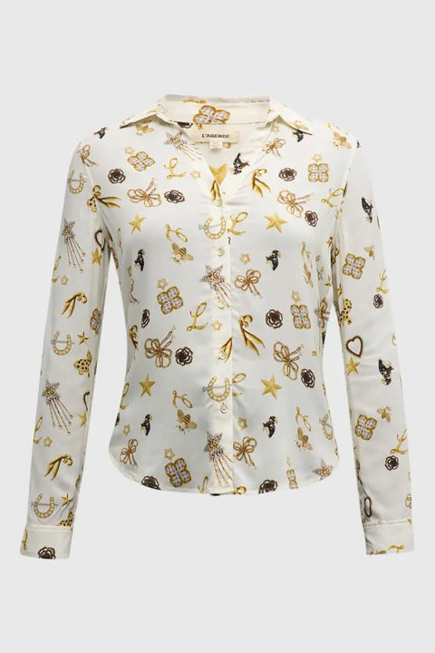 HOLLY L/S BLOUSE (40223BDU)