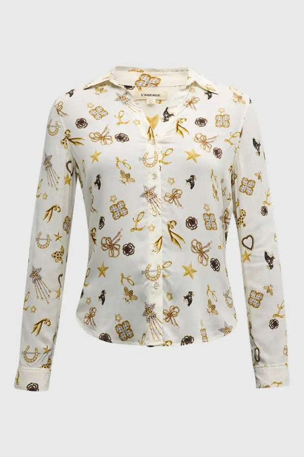 HOLLY L/S BLOUSE (40223BDU)