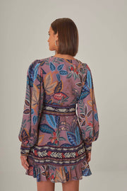 WILD NIGHT LS MINI DRESS