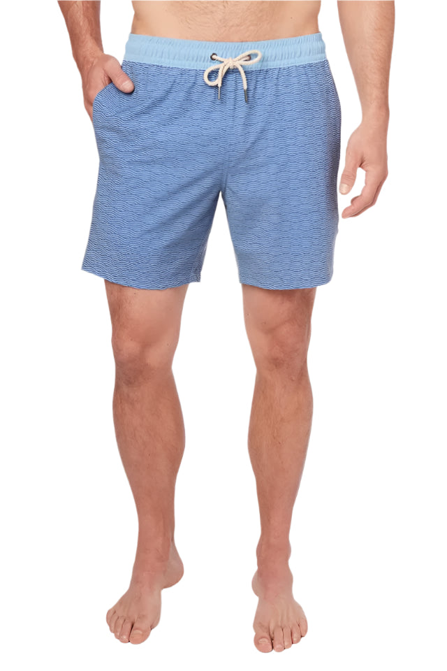 BAYBERRY BLUE WAVES  SWIM TRUNK
novaman