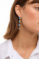 CARMICHEAL V. ROUND BEZEL DROP EARRING
sassanova