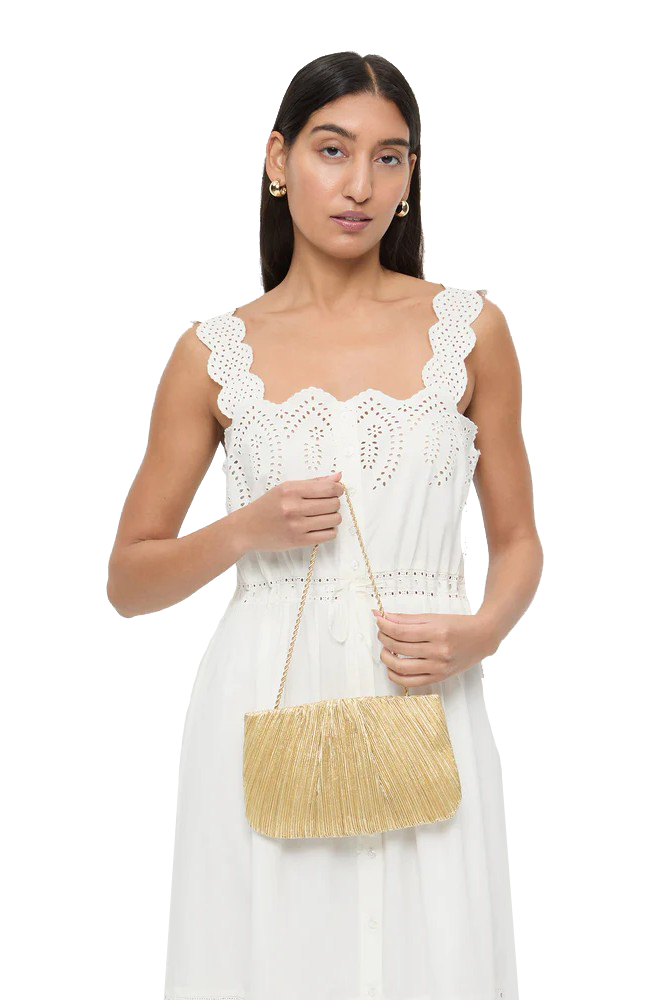 BRIT PLEATED POUCH - Sassanova