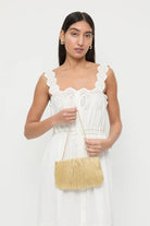 BRIT PLEATED POUCH - Handbags - Sassanova