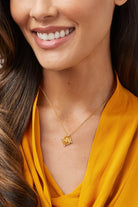 BEE CAMEO SOLITAIRE NECKLACE- GLD
sassanova