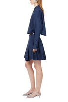 CALLAS L/S PLEATED MINI DRESS-Sassanova2