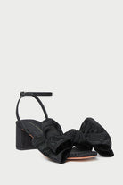 CARMEN MID HEEL BOW SANDAL - Heels - Sassanova