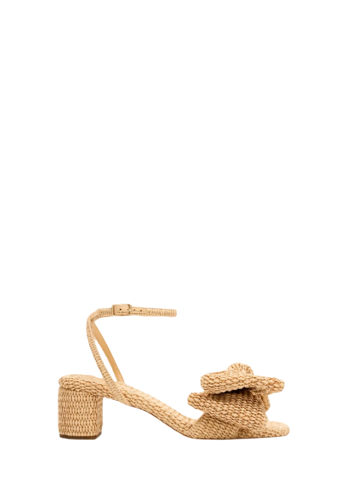 CARMEN MID HEEL BOW SANDAL - Sassanova1