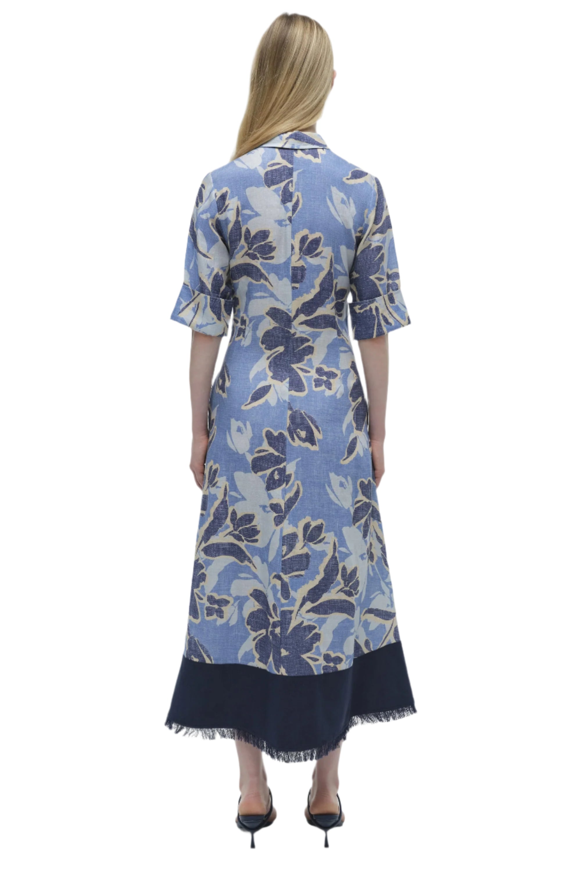 CLAUDINE S/S SHIRT MIDI DRESS-Sassanova4