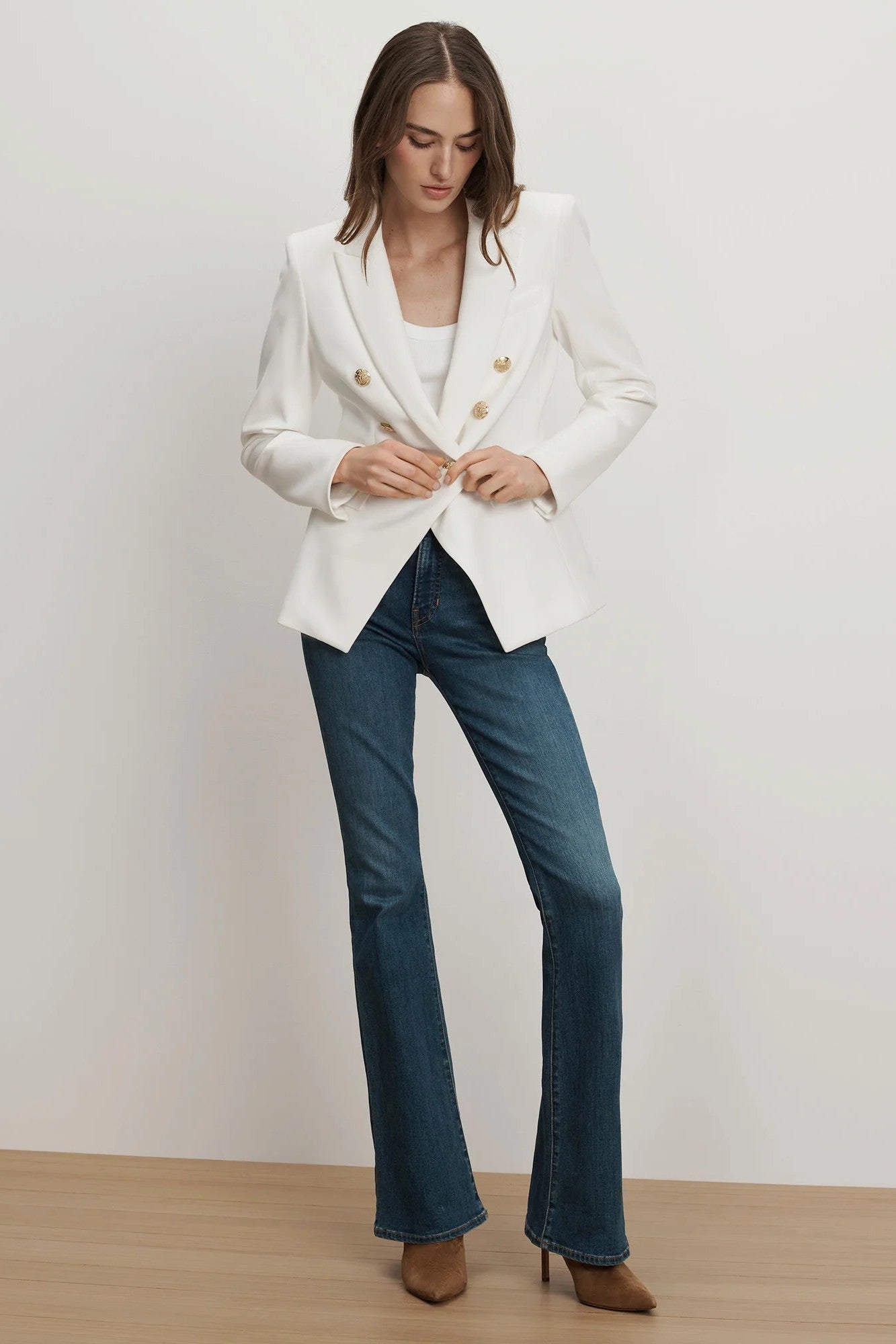 MILLER DICKEY JACKET WHT - Jacket - Sassanova