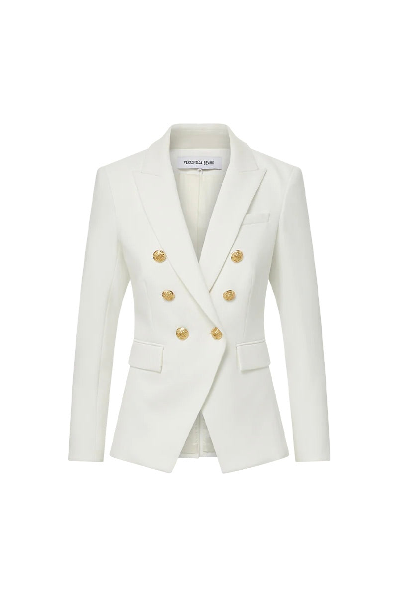 MILLER DICKEY JACKET WHT - Jacket - Sassanova