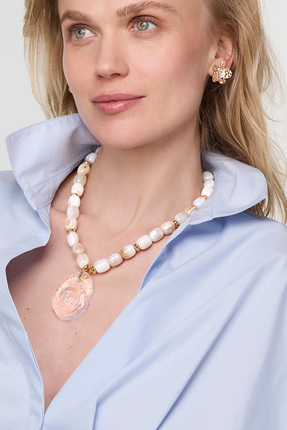 CLAUDIA NECKLACE- NEUTRAL - Necklaces - Sassanova