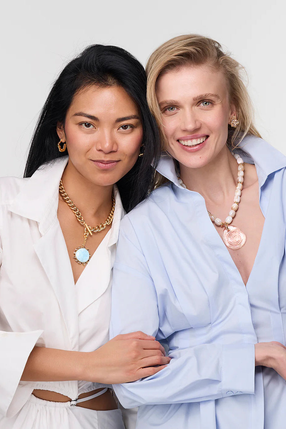 CLAUDIA NECKLACE- NEUTRAL - Necklaces - Sassanova