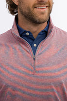 AVERY STRIPE 1/4 ZIP - Sweaters - Novaman