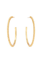 COLETTE BEAD HOOP LG- GOLD
sassanova