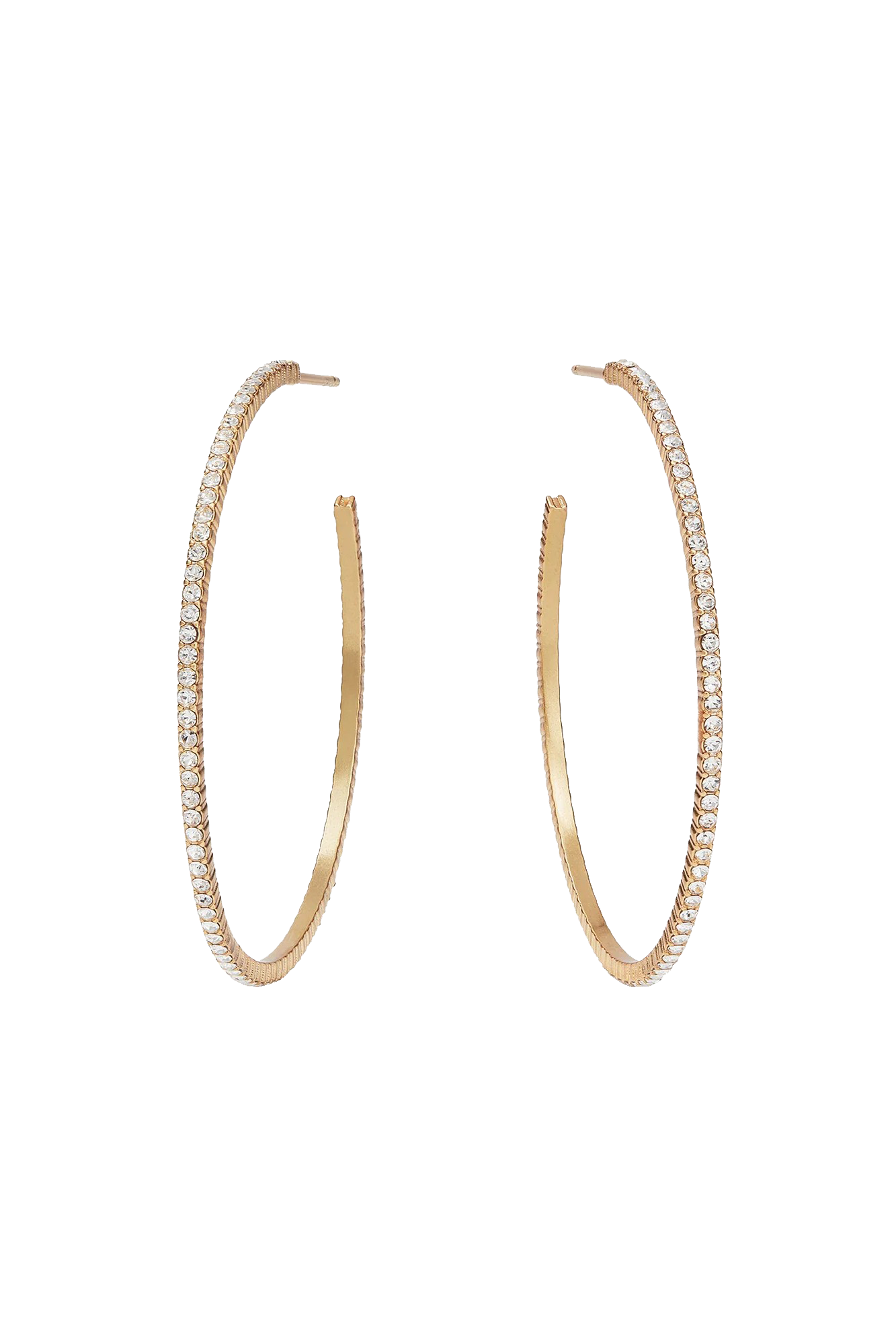 WINDSOR HOOP LARGE- CUBIC ZIRCONIA - Earrings - Sassanova