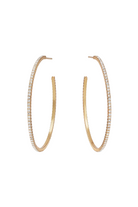 WINDSOR HOOP LARGE- CUBIC ZIRCONIA - Earrings - Sassanova