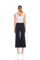 WIDE LEG CROPPED PANT - Pants - Sassanova